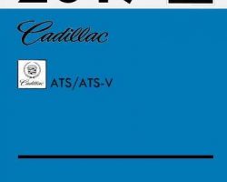 2017 Cadillac ATS Service Manual