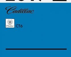 2017 Cadillac CT6 Service Manual