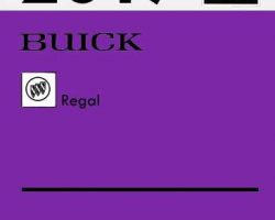 2017 Buick Regal Service Manual