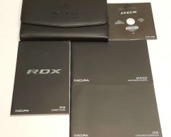 2018 Acura RDX Owner's Manual Set