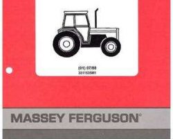 Massey Ferguson 3311535M1 Parts Book - 394HC Tractor (prior sn D03066)