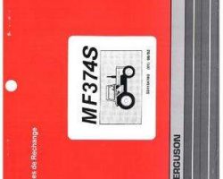 Massey Ferguson 3311547B2 Parts Book - 374 / 374S Tractor (prior sn D03066)