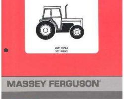 Massey Ferguson 3311559M2 Parts Book - 394F Tractor (prior sn D03066)