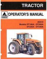 AGCO 3378496M1 Operator Manual - DT180A / DT200A / DT220A / DT240A Tractor (tier 2)