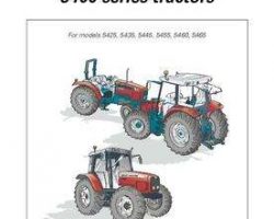 Massey Ferguson 3378505M2 Operator Manual - 5435 / 5445 / 5455 / 5460 / 5465 Tractor (speedshift, tier 2)