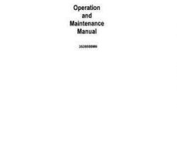 Massey Ferguson 3539588M6 Operator Manual - 354 364 374 384 394 Tractor (A, F, S, SP, FP, GE version)