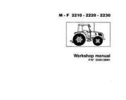 Massey Ferguson 2210 2220 2230 Tractor Service Manual Packet