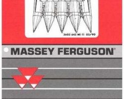 Massey Ferguson 3603645M1 Parts Book - 1100 Series Corn Head (Brazil production)