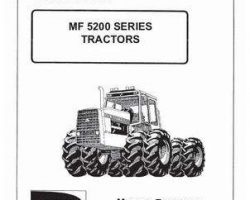 Massey Ferguson 3632999M1 Parts Book - 5200 Series Tractor