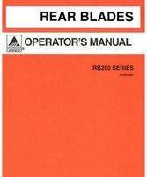 AGCO 3643654M91 Operator Manual - RB284 Rear Blade