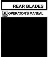 AGCO 3643655M91 Operator Manual - RB372 / RB384 / RB396 Rear Blade
