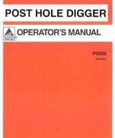 AGCO 3643659M91 Operator Manual - PD200 Post Hole Digger