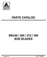 AGCO 3643666M92 Parts Book - BB348 / BB360 / BB372 / BB384 Box Blade