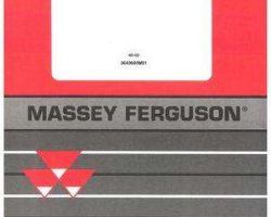 Massey Ferguson 3643680M91 Operator Manual - 4010 Rotary Cutter