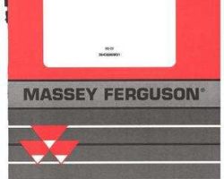 Massey Ferguson 3643686M91 Operator Manual - 650 / 660 / 670 / 680 Landscape Rake