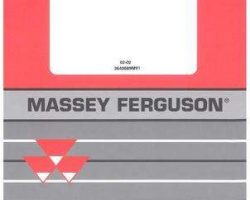 Massey Ferguson 3643689M91 Operator Manual - 1348 / 1360 Rotary Tiller