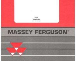 Massey Ferguson 3643697M91 Parts Book - 4014 Rotary Cutter - Shredder / 4114 Rotary Cutter