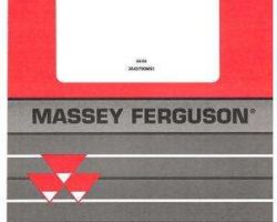 Massey Ferguson 3643700M91 Parts Book - 750 / 760 / 770 Rear Blade