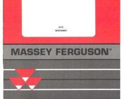 Massey Ferguson 3643702M91 Parts Book - 650 / 660 / 670 / 680 Landscape Rake