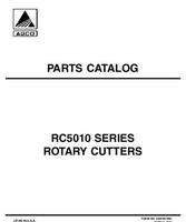 AGCO 3644301M91 Parts Book - RC5010 Rotary Cutter