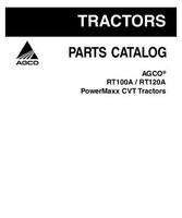 AGCO 3906004M5 Parts Book - RT100A / RT120A Tractor (PowerMaxx CVT)