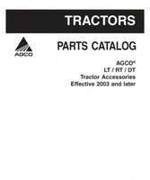 AGCO 3906019M5 Parts Book - LT / RT / DT Series Tractor (accessories, eff. 2003)