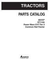AGCO 3906146M11 Parts Book - RT110A Tractor (Powermaxx CVT, tier 3)