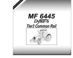 Massey Ferguson 3906154M12 Parts Book - 6445 DYNA-6 TIER 3 COMMON RAIL TRACTOR