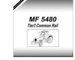 Massey Ferguson 3906175M12 Parts Book - 5480 Tier 3 - Common Rail Tractor