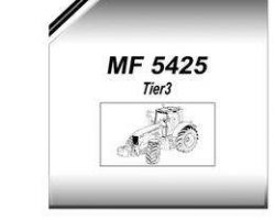 Massey Ferguson 3906176M11 Parts Book - 5425 Tier 3 - Common Rail Tractor
