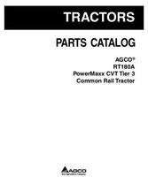 AGCO 3906279M5 Parts Book - RT180A Tractor (PowerMaxx CVT, tier 3)
