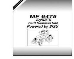 Massey Ferguson 3906309M5 Parts Book - 6475 Tractor (Sisu, tier 3, Dyna 6)