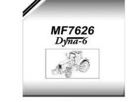 Massey Ferguson 3906351M3 Parts Book - 7626 Tractor (Dyna-6)