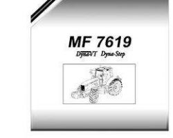 Massey Ferguson 3906352M4 Parts Book - 7619 Tractor (Dyna-VT, Dyna-Step)