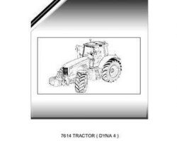 Massey Ferguson 3906400M6 Parts Book - 7614 Tractor (Dyna-4)