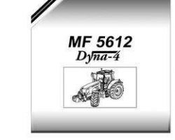 Massey Ferguson 3906432M3 Parts Catalog Manual - 5612 Tractor (Dyna 4)