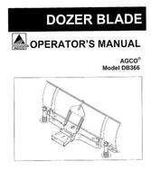 AGCO 4263257M1 Operator Manual - DB366 Dozer Blade