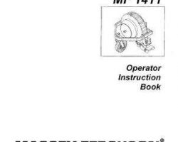 Massey Ferguson 4263292M1 Operator Manual - 1411 Debris Blower