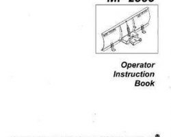 Massey Ferguson 4263473M1 Operator Manual - 2335 Dozer Blade