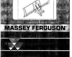 Massey Ferguson 4263578M1 Parts Book - 83022001 Dozer Blade (60 inch)