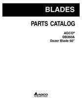 AGCO 4263956M1 Parts Book - DB360A Dozer Blade (60 inch)