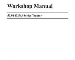 Massey Ferguson 533 543 563 Tractor Service Manual Packet