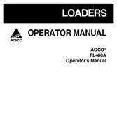 AGCO 4283233M1 Operator Manual - FL400A Loader