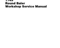 Massey Ferguson 1745 Round Baler Service Manual