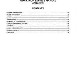 Massey Ferguson 1526 Compact Tractor Service Manual