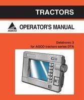 AGCO 4315253M1 Operator Manual - DT180A / DT200A / DT220A / DT240A Tractor Datatronic 3 (suppl.)
