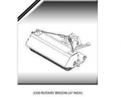 Massey Ferguson 4316213M4 Parts Book - 2330 Rotary Broom (47 Inch)