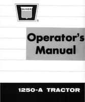 White 432171 Operator Manual - 1250A / 1250-A Tractor