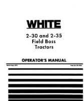 White 432452A Operator Manual - 2-30 / 2-35 Tractor