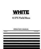 White 432453 Operator Manual - 4-175 Tractor